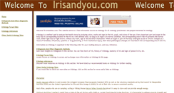 Desktop Screenshot of irisandyou.com